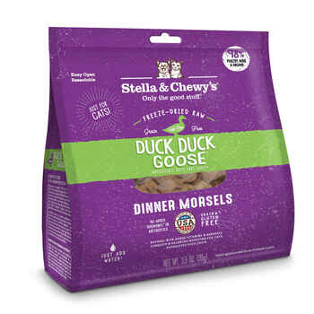Stella & Chewy's Duck Duck Goose Dinner Morsels Freeze-Dried Raw Cat Food 3.5oz product detail number 1.0