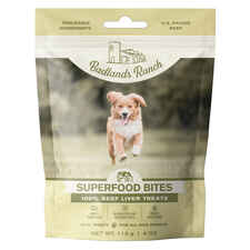 Badlands Ranch Superfood Bites 100% Beef Liver Freeze Dried Raw Dog Treats-product-tile