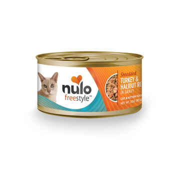 Nulo FreeStyle Shredded Turkey & Halibut in Gravy Cat Food 3oz Cans Case of 24 product detail number 1.0