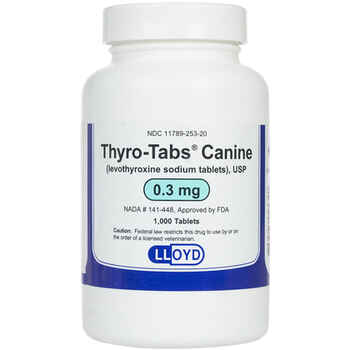 Levothyroxine Sodium Tablets (Thyro-Tabs) 0.3 mg (sold per tablet) product detail number 1.0