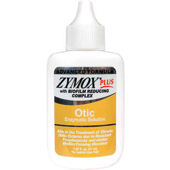 Zymox Plus Advanced Formula Otic Enzymatic Solution Hydrocortisone Free 1.25 oz product detail number 1.0