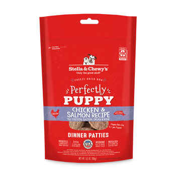 Stella & Chewy's Perfectly Puppy Chicken & Salmon Dinner Patties Freeze-Dried Raw Dog Food 5.5oz product detail number 1.0