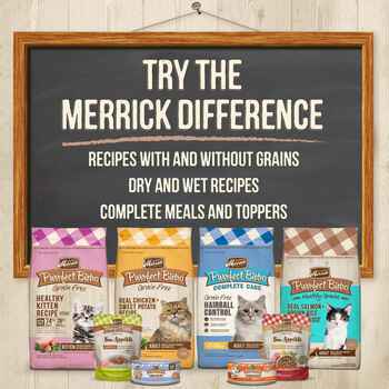 Merrick Purrfect Bistro Grain Free Complete Care Sensitive Stomach Dry Cat Food 12-lb