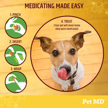 Pet MD Wrap-A-Pill Cheese & Bacon Flavor Pill Paste for Dogs 4.2oz