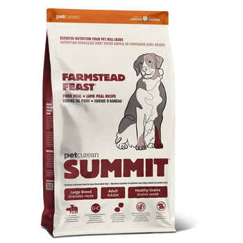 Petcurean Summit Farmstead Feast Pork Meal + Lamb Meal Recipe Large Breed Adult Dry Dog Food 25 lb Bag product detail number 1.0