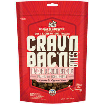 Stella & Chewy's Crav'n Bac'n Bites Bacon & Pork Recipe Dog Treats 8.25 oz product detail number 1.0