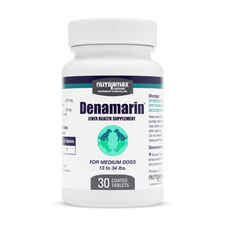 Nutramax Denamarin Liver Health Supplement - With S-Adenosylmethionine (SAMe) and Silybin Medium Dogs, 30 Tablets-product-tile