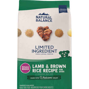 Natural Balance® Limited Ingredient Lamb & Brown Rice Small Breed Recipe Dry Dog Food 4 lb product detail number 1.0