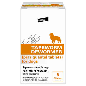 Elanco Tapeworm Dewormer Tablets for Dogs 5 ct product detail number 1.0