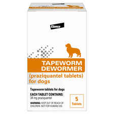Elanco Tapeworm Dewormer Tablets for Dogs 5 ct-product-tile