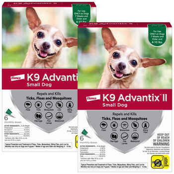 K9 Advantix II 12pk Green Dog 4-10 lbs product detail number 1.0