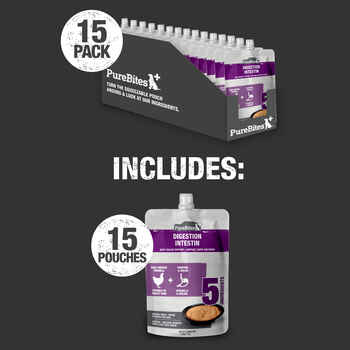 PureBites Plus Squeezables For Dogs - Gut & Digestion