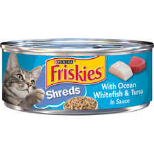 Friskies Shreds with Ocean Whitefish & Tuna In Sauce Wet Cat Food-product-tile