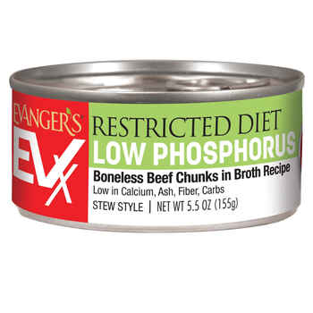 EVX Restricted Diet Low Phosphorus Boneless Beef for Cats 5.5 oz / 24 product detail number 1.0
