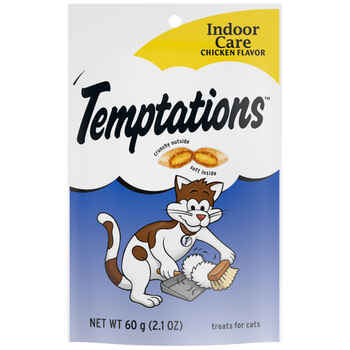 Temptations Indoor Care Chicken Flavor Cat Treats Indoor care, 2.1 oz product detail number 1.0