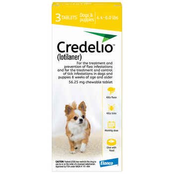 Credelio Chewable Tablet 04-06 lbs 3 pk product detail number 1.0