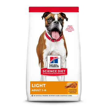 Hill's Science Diet Adult Light with Chicken Meal & Barley Dry Dog Food - 15 lb Bag product detail number 1.0