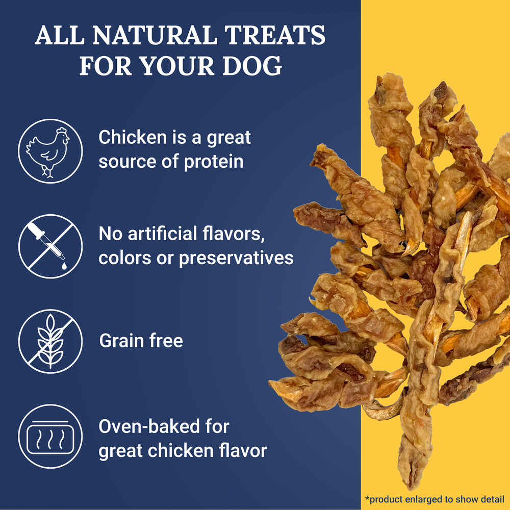 Ernie Els All Natural Chicken Wrapped Sweet Potato Dog Treats