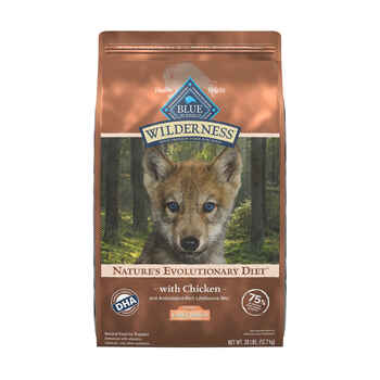 Blue Buffalo BLUE Wilderness Large Breed Puppy Chicken with Wholesome Grains Recipe Dry Dog Food 28 lb Bag product detail number 1.0