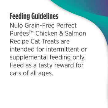 Nulo FreeStyle Chicken & Salmon Perfect Purees Lickable Cat Treat 0.5OZ Pack of 6