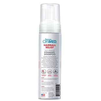 TropiClean Oxymed Hairball Relief No-Rinse Foaming Shampoo