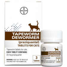 Bayer Tapeworm Dewormer Tablets for Cats 3 ct-product-tile