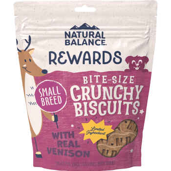 Natural Balance® Treats Crunchy Biscuits Sweet Potato & Venison Small Breed Recipe Dog Treat 8 oz product detail number 1.0