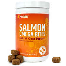 Pet MD Salmon Omega Soft Chew Bites for Dogs-product-tile