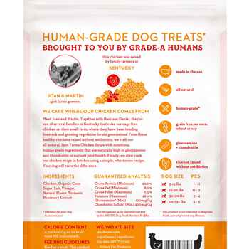 SPOT FARMS® All Natural Human Grade Dog Treats, Chicken Strips with Glucosamine and Chondroitin