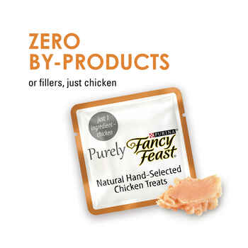 Fancy Feast Purely Natural Hand-Selected Chicken Cat Treats 10 ct. Pouch