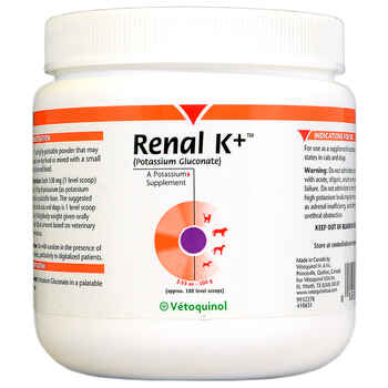 Vetoquinol Renal K+ Powder 100 g product detail number 1.0
