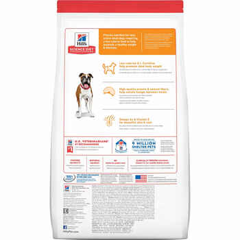 Hill's Science Diet Adult Light with Chicken Meal & Barley Dry Dog Food - 15 lb Bag