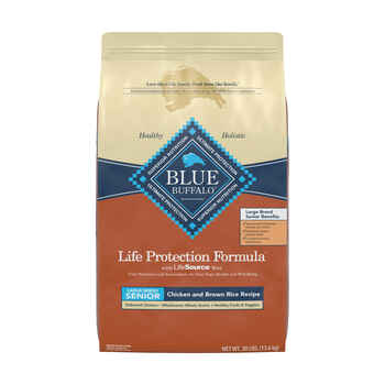 Blue Buffalo Life Protection Formula Large Breed Senior Chicken and Brown Rice Recipe Dry Dog Food 30 lb Bag product detail number 1.0