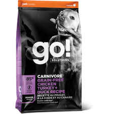Petcurean GO! Solutions Carnivore Grain Free Chicken, Turkey, & Duck Recipe Senior Dry Dog Food-product-tile