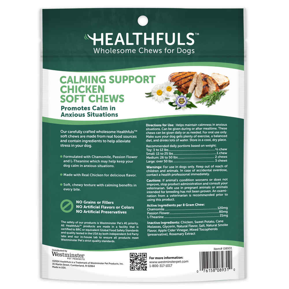 Healthfuls Calming Support Chicken Recipe Dog Treats