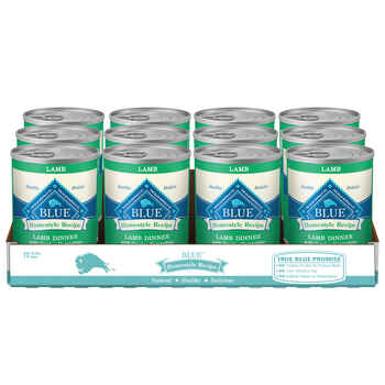 Blue Buffalo BLUE Homestyle Recipe Lamb Dinner with Garden Vegetables Wet Dog Food 12.5 oz Can - Case of 12