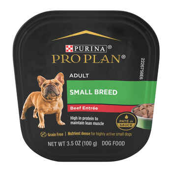 Purina Pro Plan Adult Small Breed Beef Entree Pate Wet Dog Food 3.5 oz Cans (Case of 12) product detail number 1.0