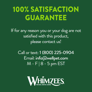 Whimzees® Brushzees® All Natural Daily Dental Treats For Dogs Extra Small - 28 count - 7.4 oz Bag