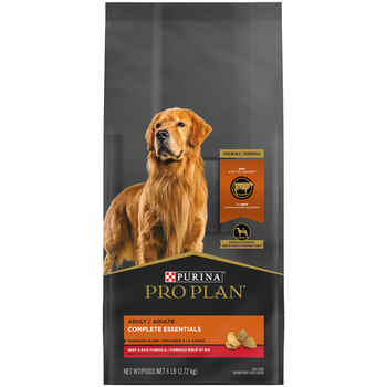 Purina Pro Plan Adult Complete Essentials Shredded Blend Beef & Rice Formula Dry Dog Food 6 lb Bag product detail number 1.0
