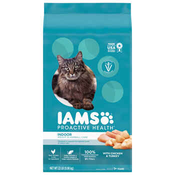 Iams Proactive Health Indoor Weight and Hairball Chicken and Turkey 22 lb product detail number 1.0