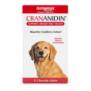 Nutramax Crananidin Cranberry Extract Urinary Tract Health Supplement for Dogs