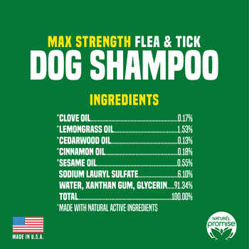 Naturel Promise Flea & Tick Shampoo 22 oz