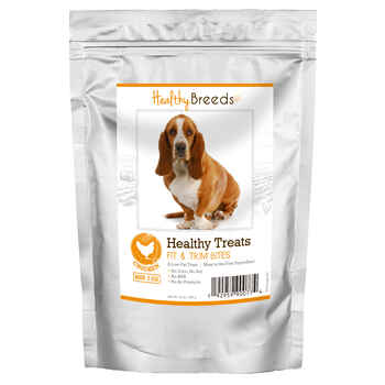 Healthy Breeds Basset Hound Healthy Treats Fit & Trim Bites Chicken Dog Treats 10oz product detail number 1.0