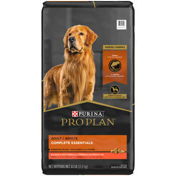 Purina Pro Plan Adult Complete Essentials Shredded Blend Salmon & Rice Formula Dry Dog Food 33 lb Bag product detail number 1.0