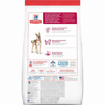 Hill's Science Diet Adult Lamb Meal & Brown Rice Dry Dog Food - 15.5 lb Bag