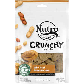 Nutro Crunchy Dog Treats with Real Peanut Butter 10 oz. Bag product detail number 1.0