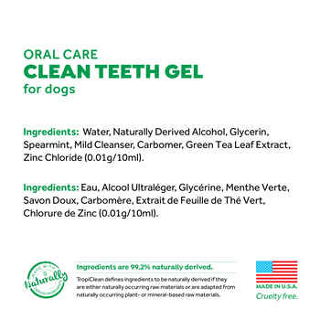 TropiClean Fresh Breath Clean Teeth Gel Box 4 oz