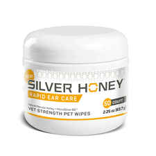 Silver Honey® Rapid Ear Care Vet Strength Pet Wipes-product-tile