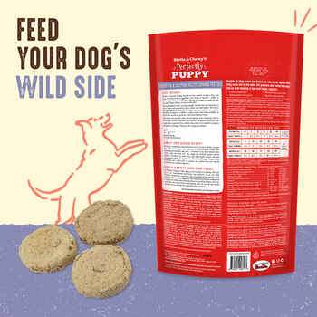 Stella & Chewy's Perfectly Puppy Chicken & Salmon Dinner Patties Freeze-Dried Raw Dog Food 5.5oz