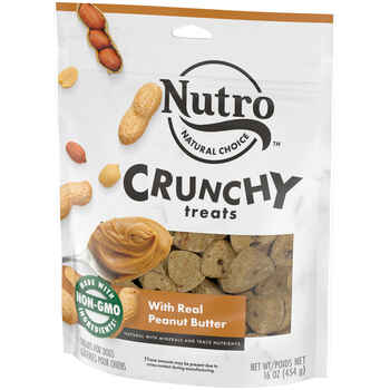 Nutro Crunchy Dog Treats with Real Peanut Butter
